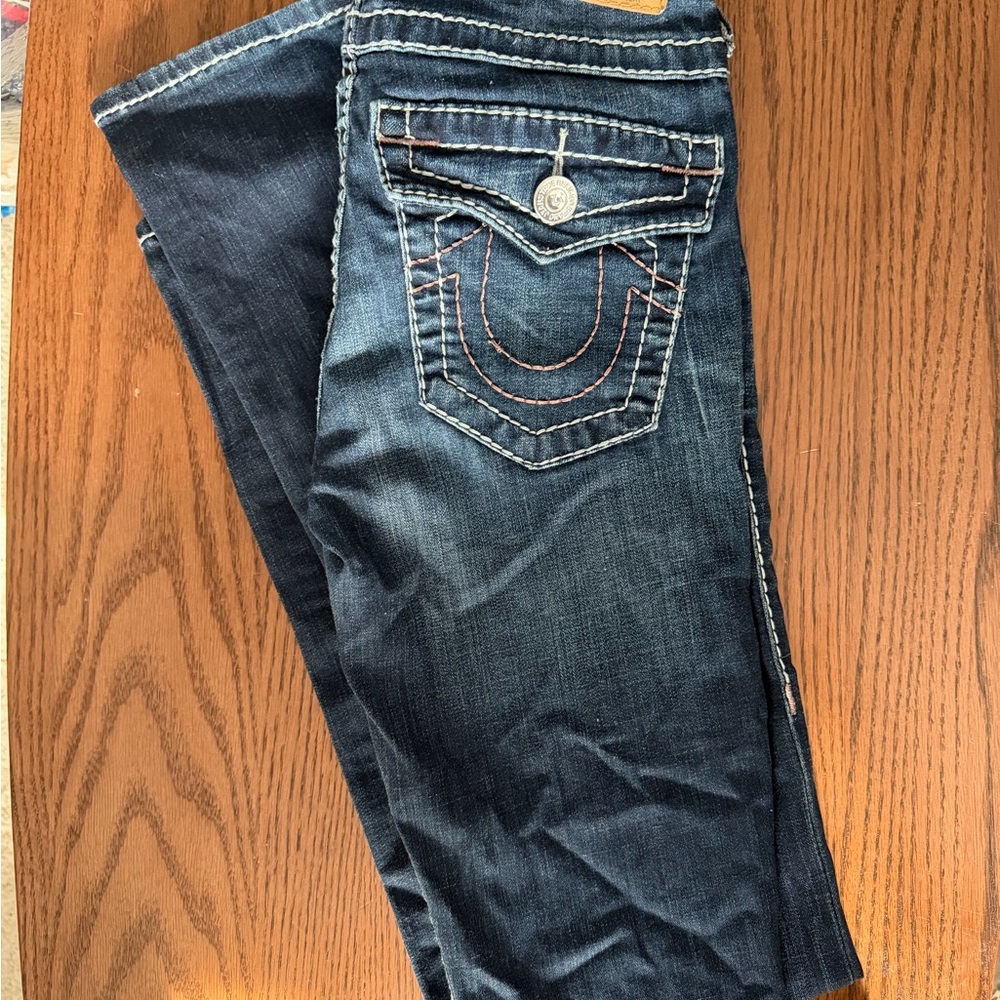 True Religion Women's Billie Straight Jeans
